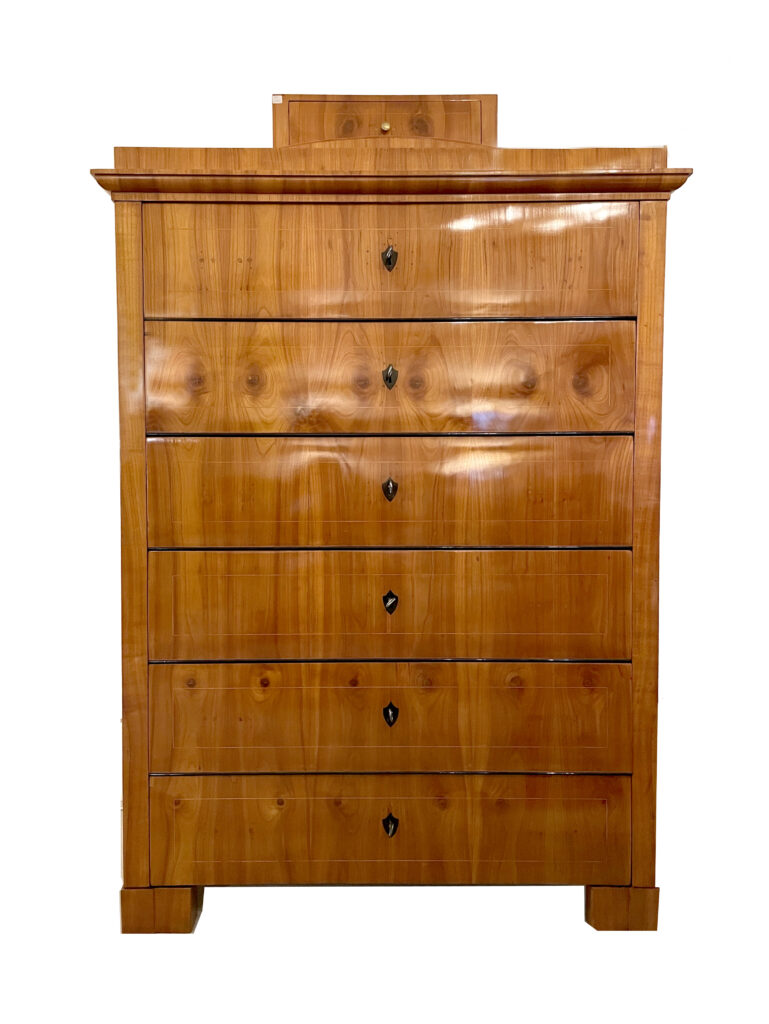 Chiffonière, auch 7-Tage-Kommode genannt - diente zur Wäscheaufnahme - für jeden Tag der Woche eine Schublade.