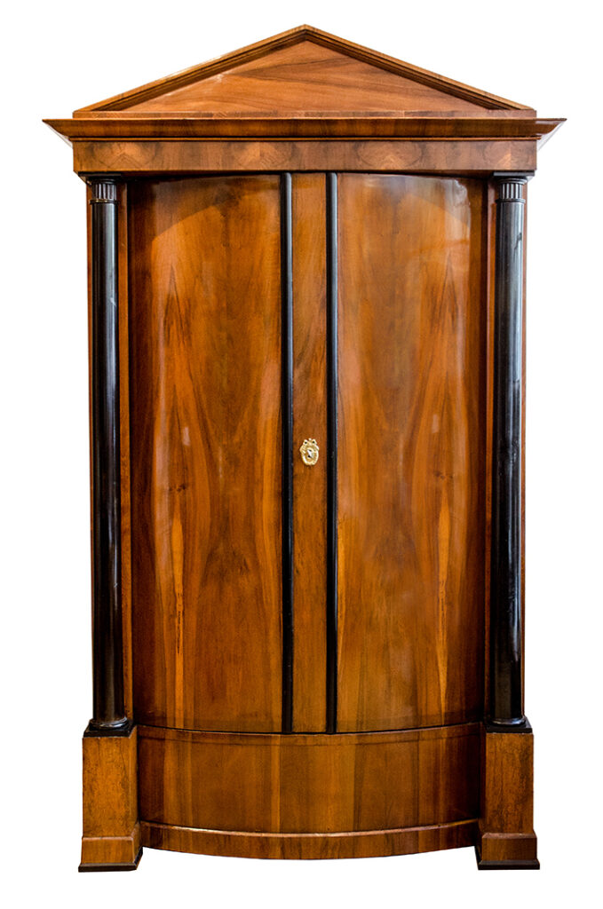 Biedermeier Schrank Nussbaum