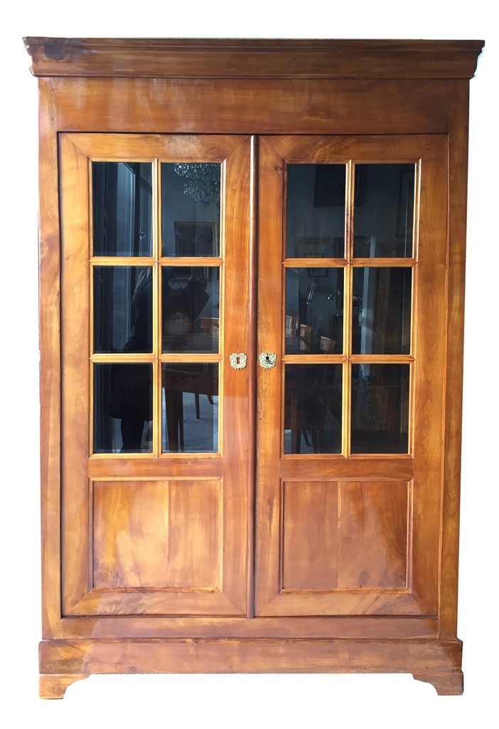 Biedermeier Schrank Kirschbaum