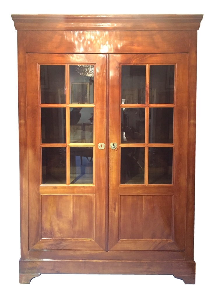 Biedermeier Schrank Kirschbaum