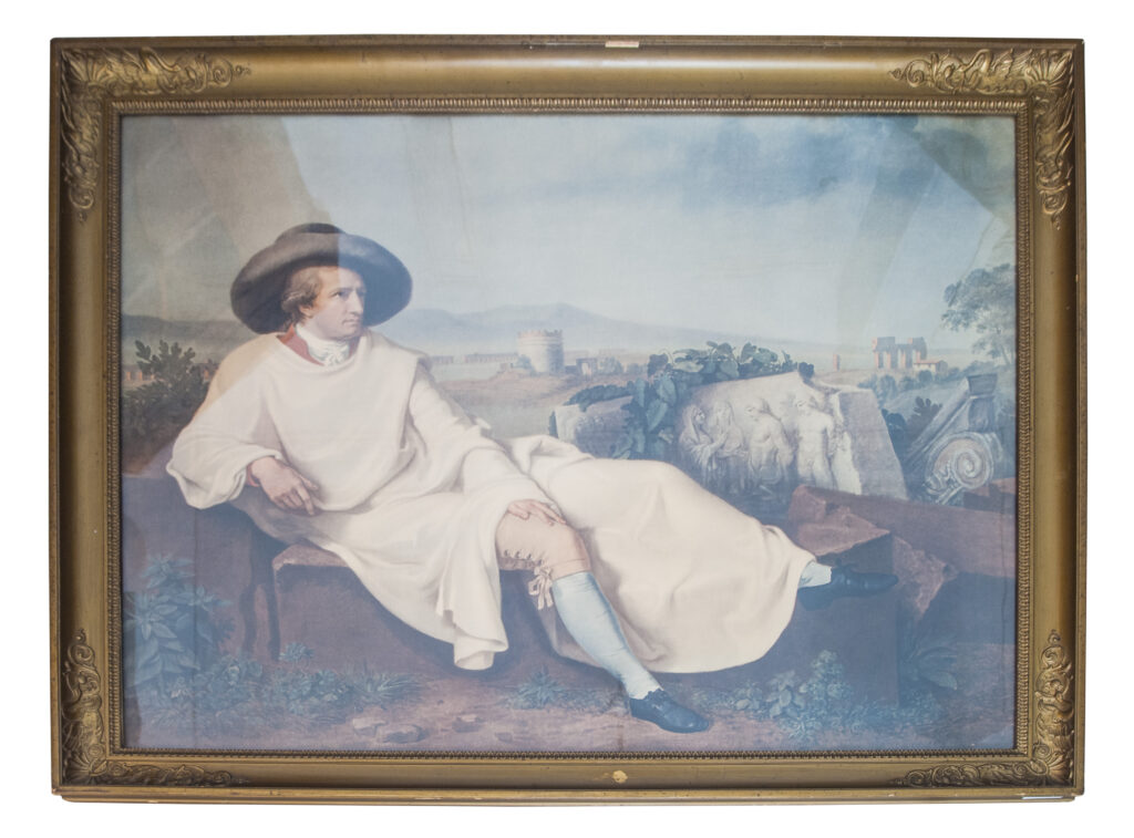 Biedermeier Gemälde Goethe