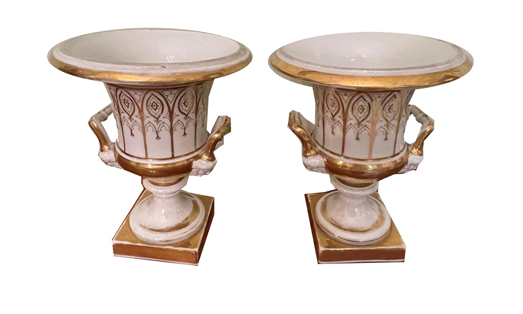 Biedermeier Kratervasen